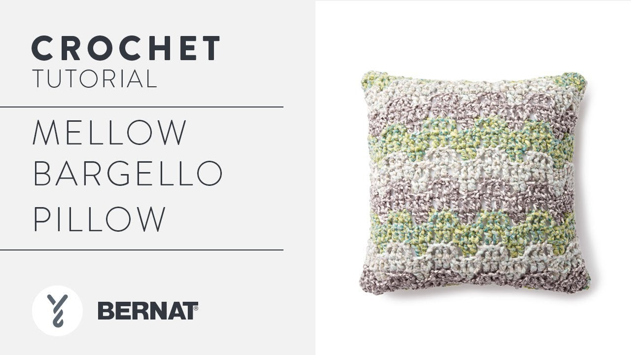 Bernat Mellow Bargello Crochet Pillow