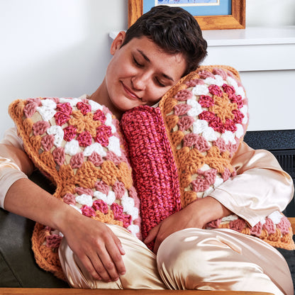 Bernat Crochet Granny Butterfly Pillow Bernat Crochet Granny Butterfly Pillow