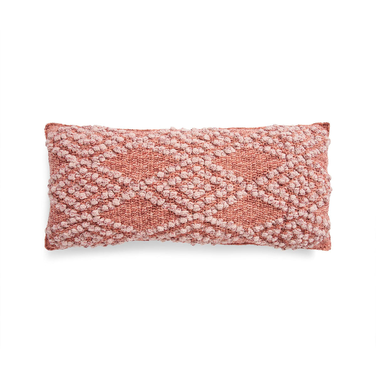 Crochet Pillow Cover made in Bernat Lattice Yarn