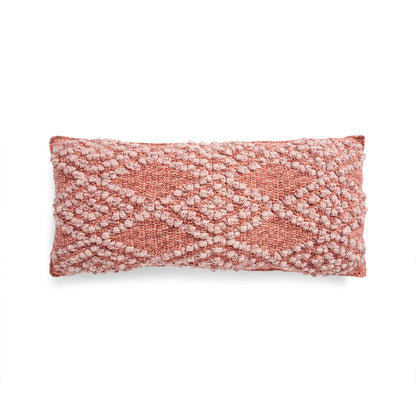 Bernat Bobble Diamonds Crochet Pillow Crochet Pillow Cover made in Bernat Lattice Yarn
