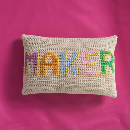 Bernat Crochet Made for Makers Pillow Bernat Crochet Made for Makers Pillow