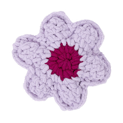 Bernat Extra Chunky Flower Pillow Jadeite