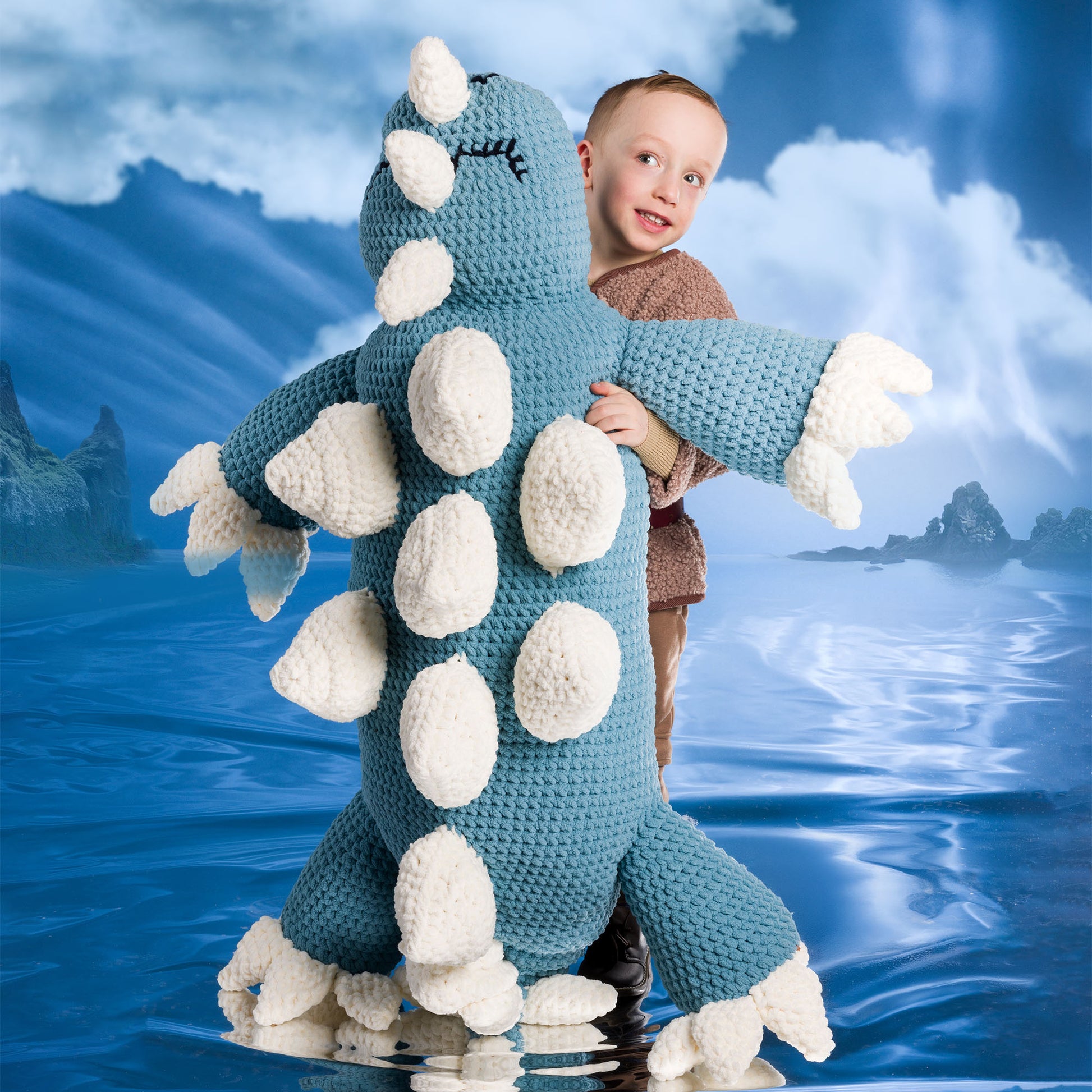Free Easy Bernat Dragon Body Pillow Pattern Yarnspirations