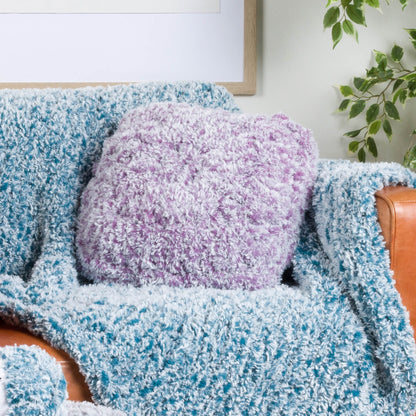 Bernat Dreamscape Crochet Pillow Mystic Purple