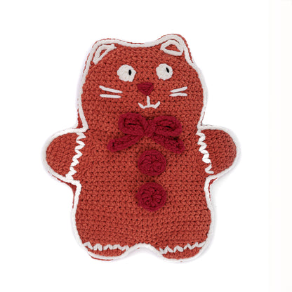 Bernat Crochet Gingercat Pillow Bernat Crochet Gingercat Pillow