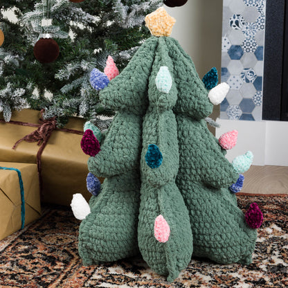 Bernat Merry Mod Crochet Christmas Tree Pillow Bernat Merry Mod Crochet Christmas Tree Pillow
