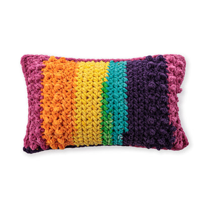 Bernat Striping Comfort Crochet Pillows Bernat Striping Comfort Crochet Pillows