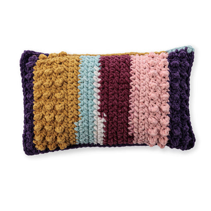 Bernat Striping Comfort Crochet Pillows Bernat Striping Comfort Crochet Pillows