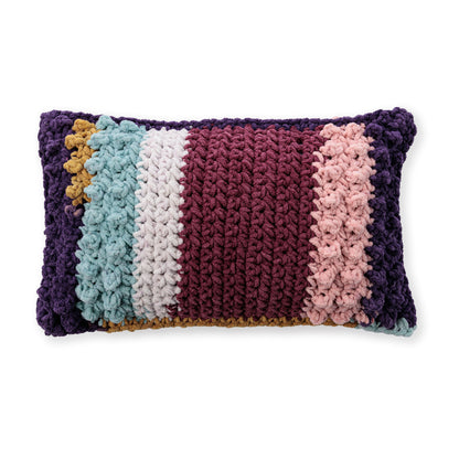 Bernat Striping Comfort Crochet Pillows Bernat Striping Comfort Crochet Pillows
