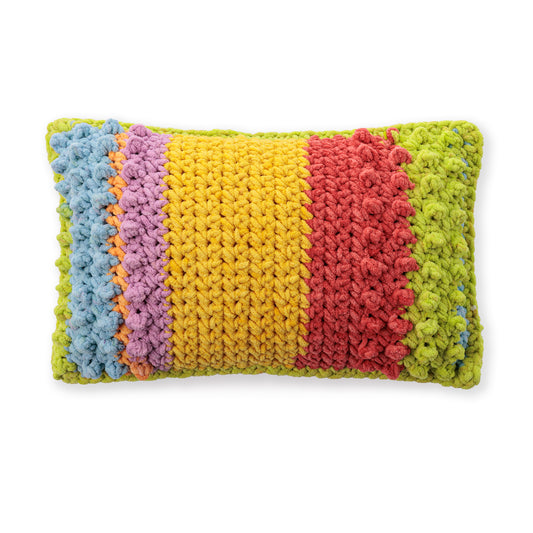 Bernat Striping Comfort Crochet Pillows