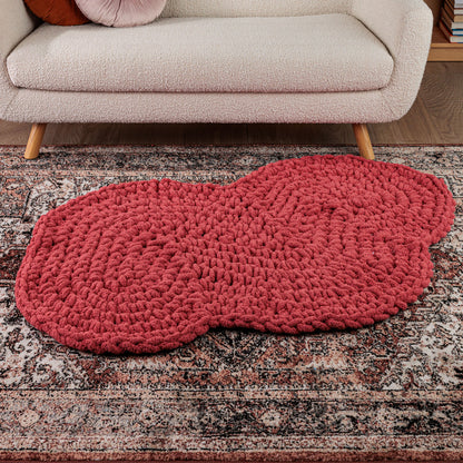 Bernat Blanket Big Wiggly Crochet Rug Bernat Blanket Big Wiggly Crochet Rug