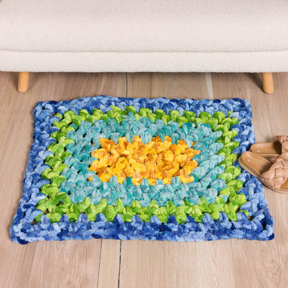 Bernat ‘Round the Middle Crochet Rug Bernat ‘Round the Middle Crochet Rug