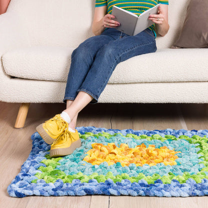 Bernat ‘Round the Middle Crochet Rug Bernat ‘Round the Middle Crochet Rug