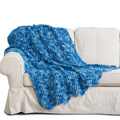 Bernat Spark Cozy Crochet Ripple Blanket Bernat Spark Cozy Crochet Ripple Blanket