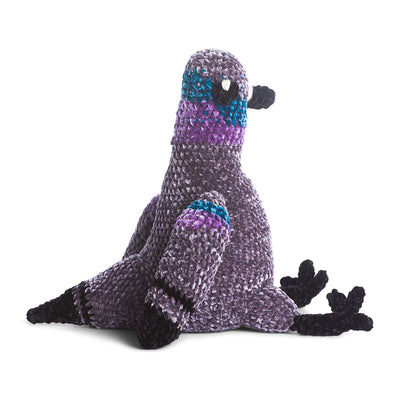 Bernat Crochet Gideon the Pigeon Crochet Toy made in Bernat Yarn