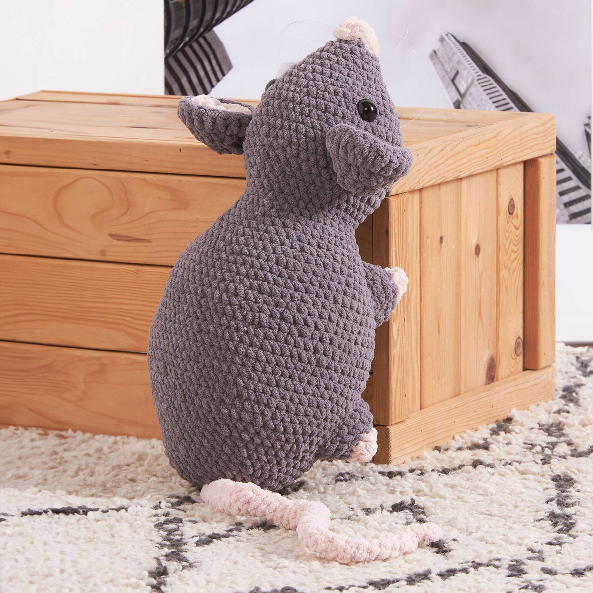 Crochet Toy made in Bernat Blanket Yarn