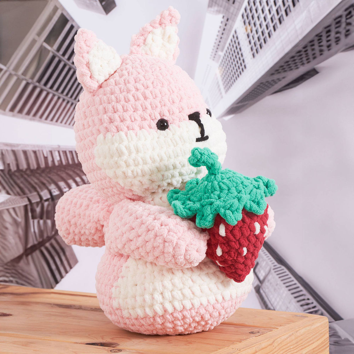 Crochet Toy made in Bernat Blanket Yarn