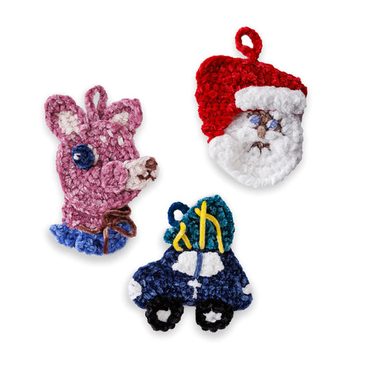 Bernat Vintage Whimsy Crochet Christmas Ornaments