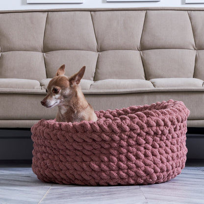 Bernat Crochet Pet Nap Nest Crochet Nest made in Bernat Yarn