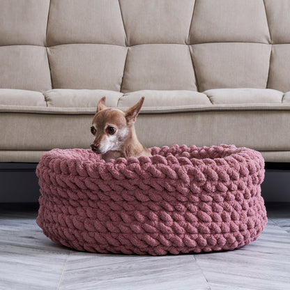 Bernat Crochet Pet Nap Nest Crochet Nest made in Bernat Yarn