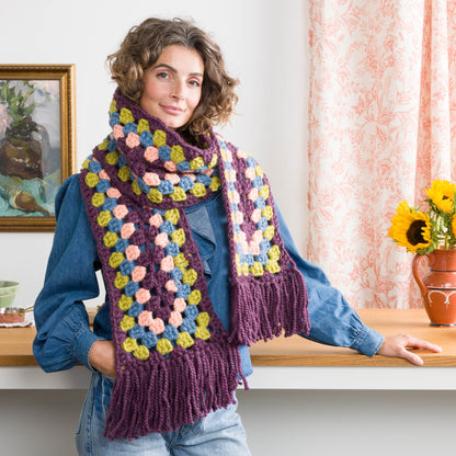 Bernat Roundabout Crochet Scarf Bernat Roundabout Crochet Scarf