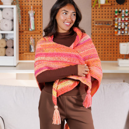 Bernat Crochet Sunrise Shawl Bernat Crochet Sunrise Shawl