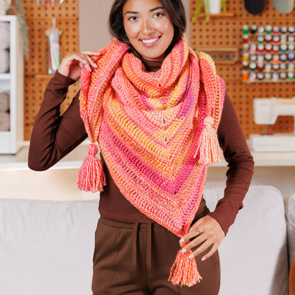 Bernat Crochet Sunrise Shawl Bernat Crochet Sunrise Shawl