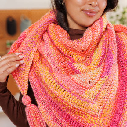 Bernat Crochet Sunrise Shawl Bernat Crochet Sunrise Shawl