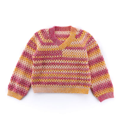 Bernat Granny V-Neck Crochet Sweater Bernat Granny V-Neck Crochet Sweater