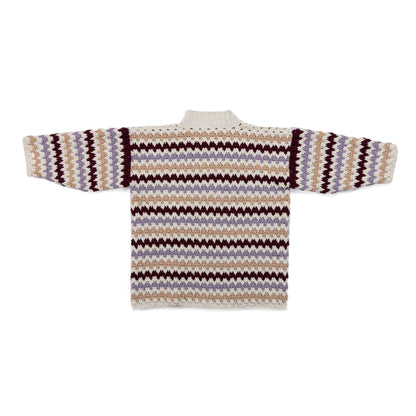 Bernat Mini Chevron Crochet Cardigan Bernat Mini Chevron Crochet Cardigan