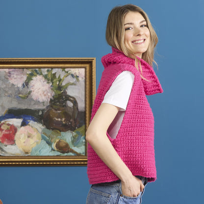 Bernat The Future is Now Crochet Scarf Vest Bernat The Future is Now Crochet Scarf Vest