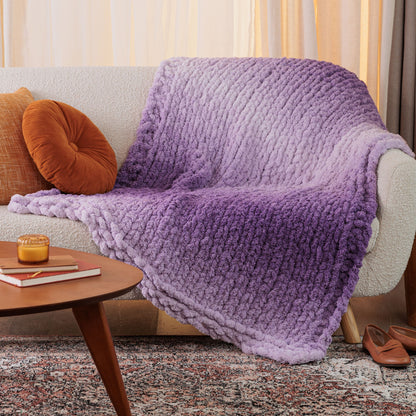 Bernat Drifting By Table Knit Blanket Bernat Drifting By Table Knit Blanket