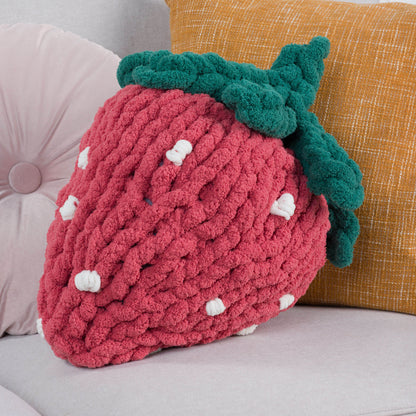 Bernat Blanket Big Finger Knit Giant Strawberry Bernat Blanket Big Finger Knit Giant Strawberry