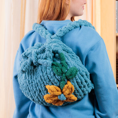 Bernat Knit Daisy Backpack Bernat Knit Daisy Backpack