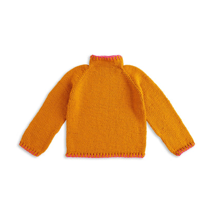 Bernat Take It From The Top Knit Pullover Brass
