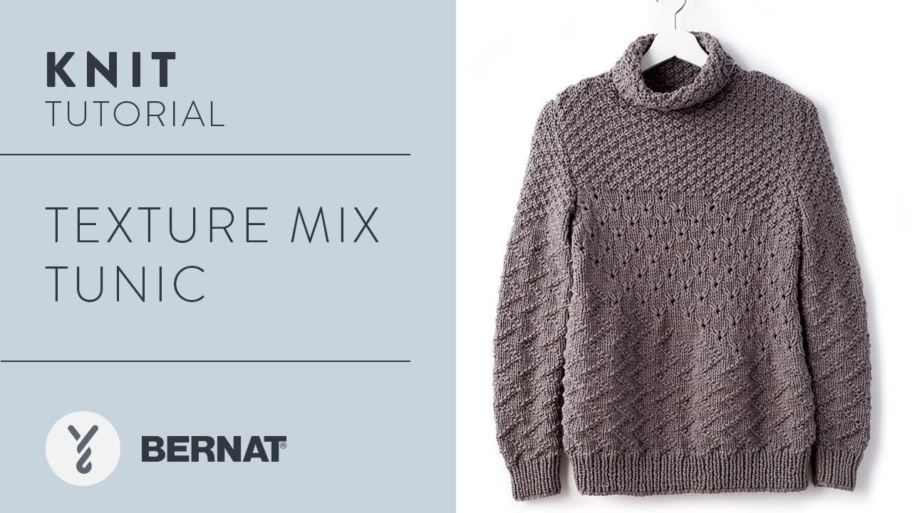 Bernat Texture Mix Knit Tunic