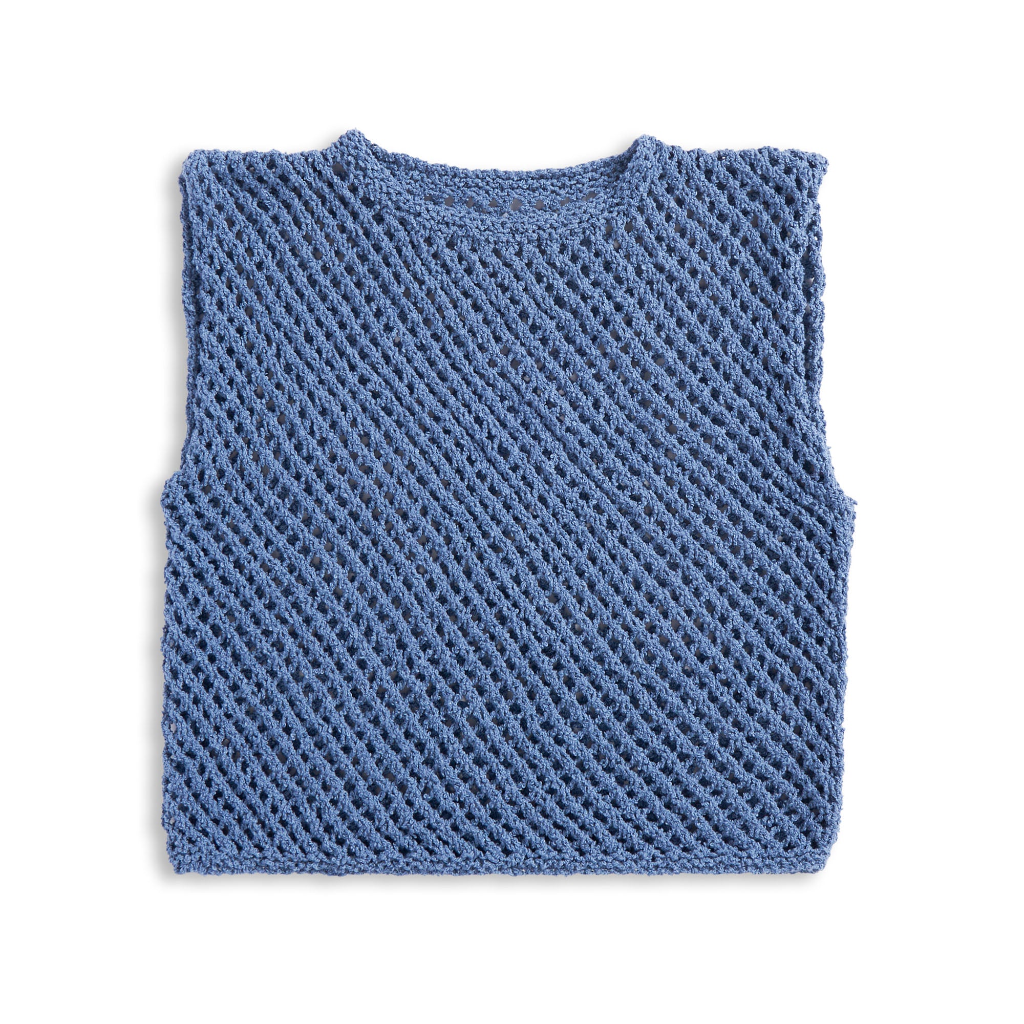 Free Easy Bernat Knit Summer Days Top Pattern | Yarnspirations