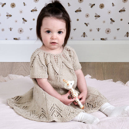 Bernat Fairy Leaves Dress Softee Baby Cotton