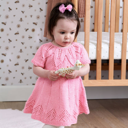 Free Bernat Fairy Leaves Dress Knitting Pattern for Toddlers | Yarnspirations Free Bernat Fairy Leaves Dress Knitting Pattern for Toddlers | Yarnspirations