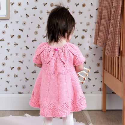 Free Bernat Fairy Leaves Dress Knitting Pattern for Toddlers | Yarnspirations Free Bernat Fairy Leaves Dress Knitting Pattern for Toddlers | Yarnspirations