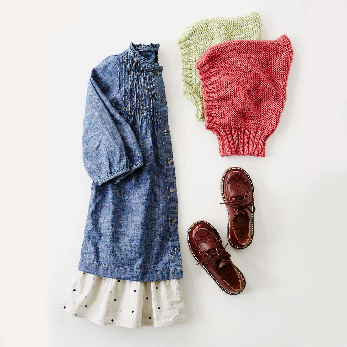 Knit Hat made in Bernat Softee Baby Yarn