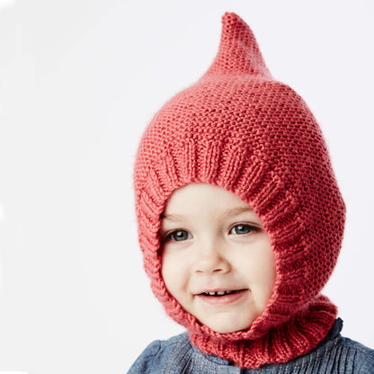 Bernat Knit Little Garter Gnome Hat Knit Hat made in Bernat Softee Baby Yarn