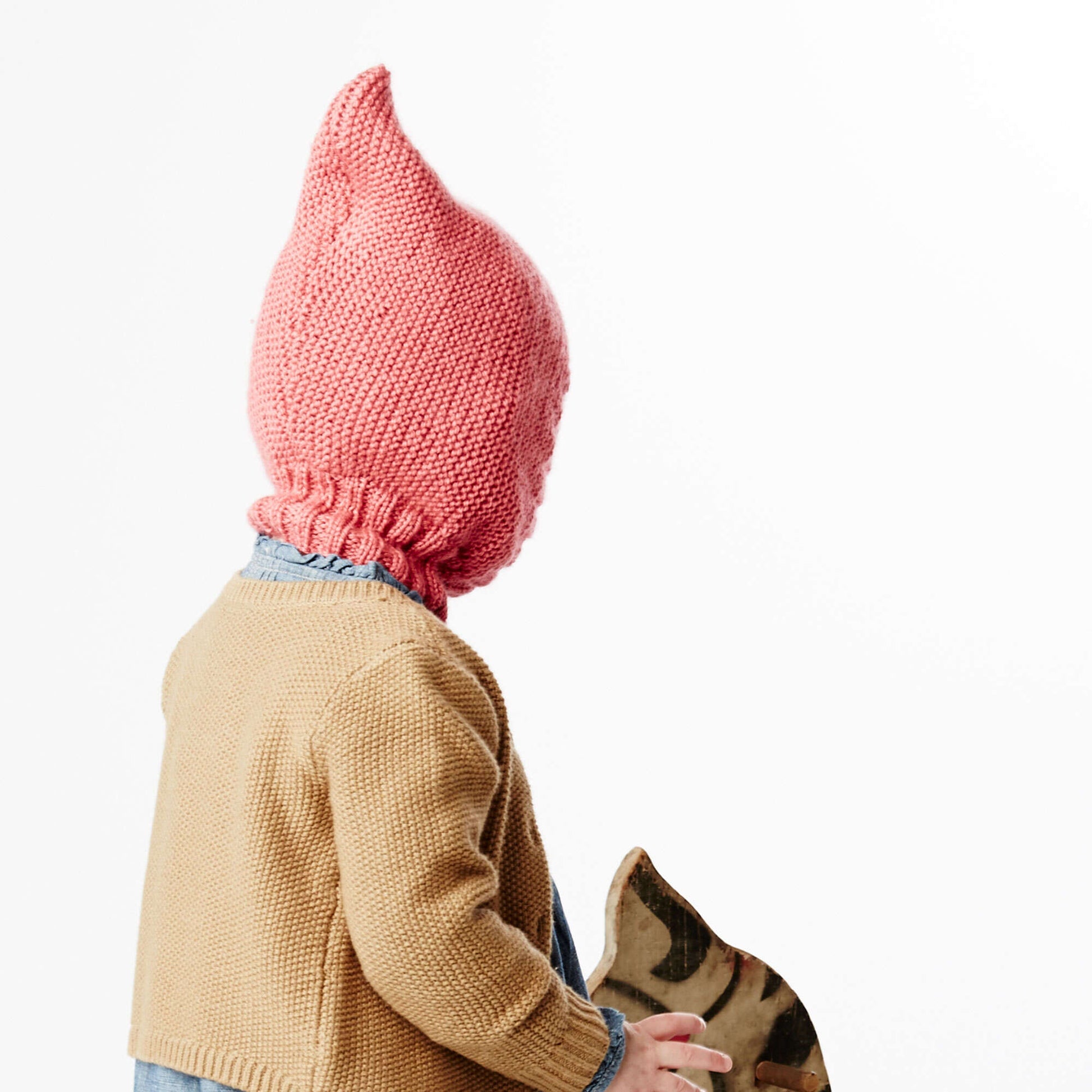 Free Bernat Little Garter Gnome Hat Knit Pattern