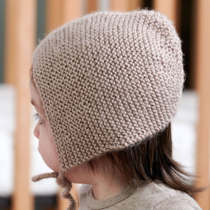 Bernat Beginner Knit Baby Bonnet Bernat Beginner Knit Baby Bonnet