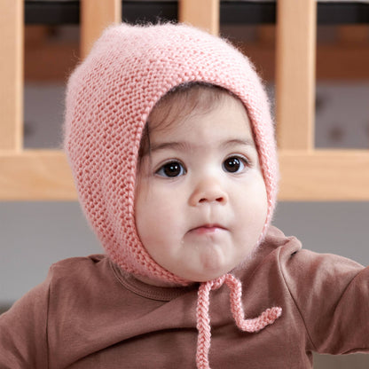 Bernat Beginner Knit Baby Bonnet Bernat Beginner Knit Baby Bonnet
