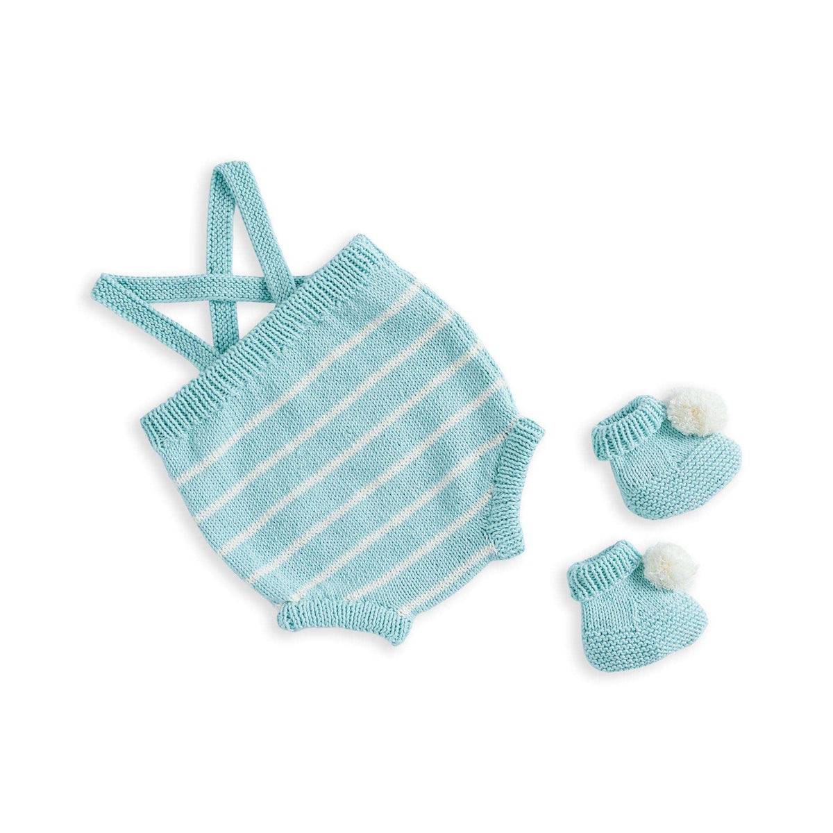 Knit Set made in Bernat Softee Baby Yarn