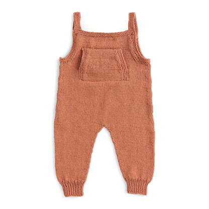 Bernat Knit Baby Overalls Sandstone