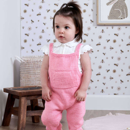 Bernat Knit Baby Overalls Knit Baby Overalls made in Bernat Softee Baby Yarn