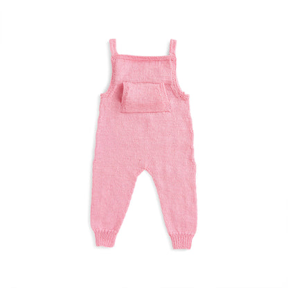 Bernat Knit Baby Overalls Prettiest Pink