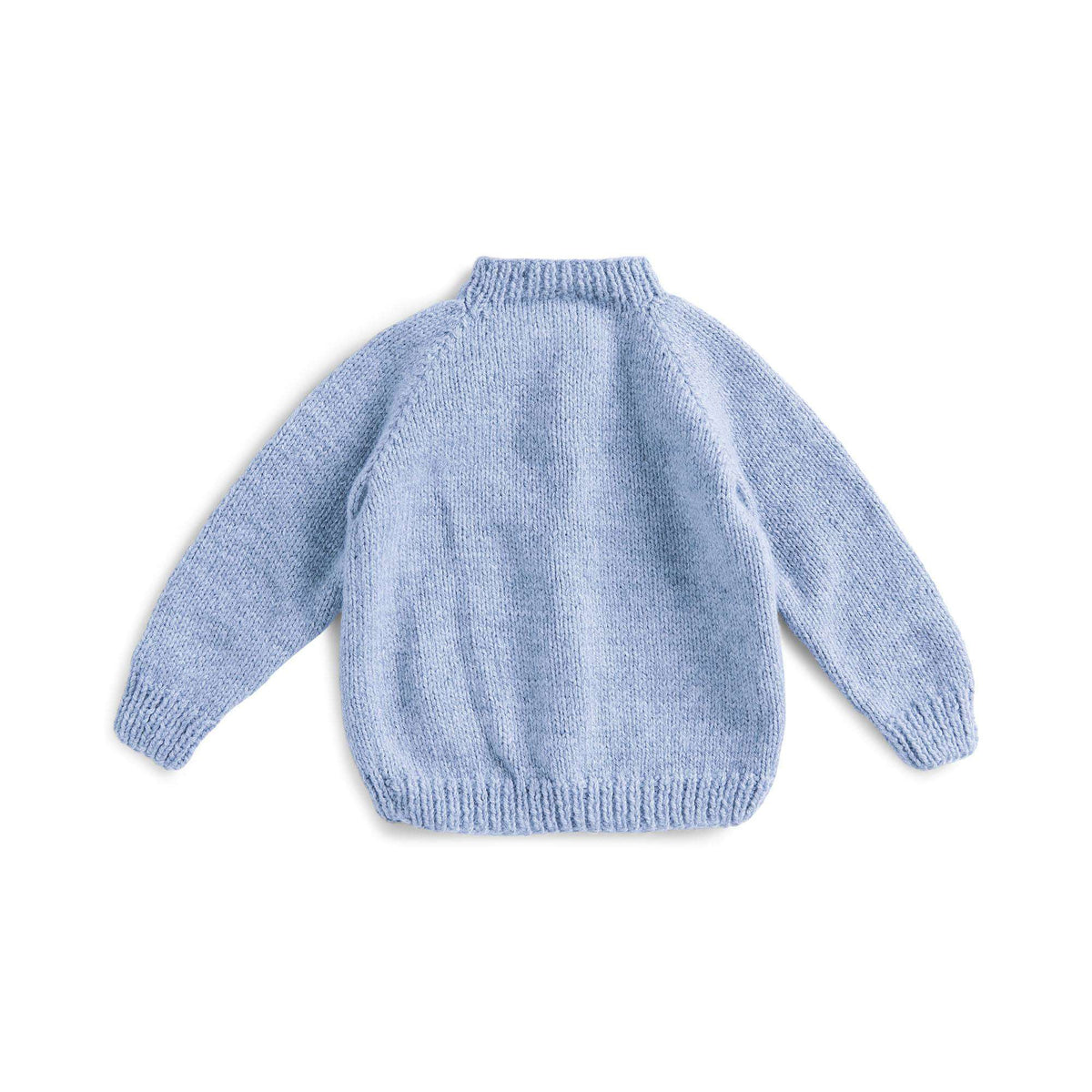 Knit Cardigan made in Bernat Softee Baby Yarn